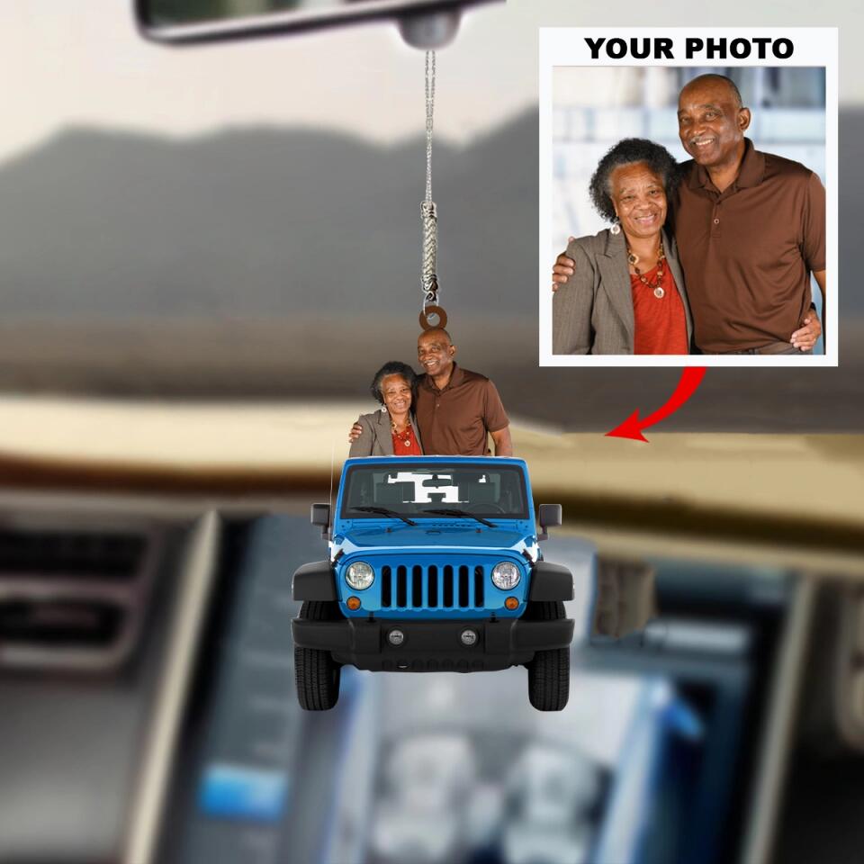 Personalized Car Hanging Ornament - Gift For Couple - We Got This ARND0014 AGCPD015