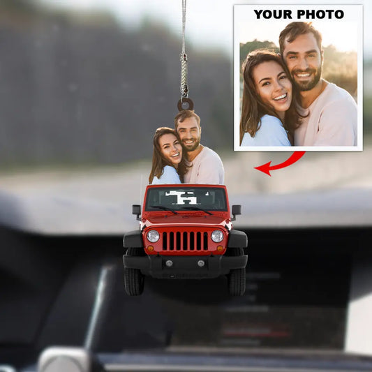 Personalized Car Hanging Ornament - Gift For Couple - We Got This ARND0014 AGCPD015