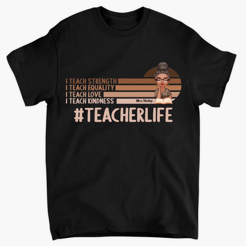 Personalized T-shirt - Gift For Teacher - I Teach Love ARND005