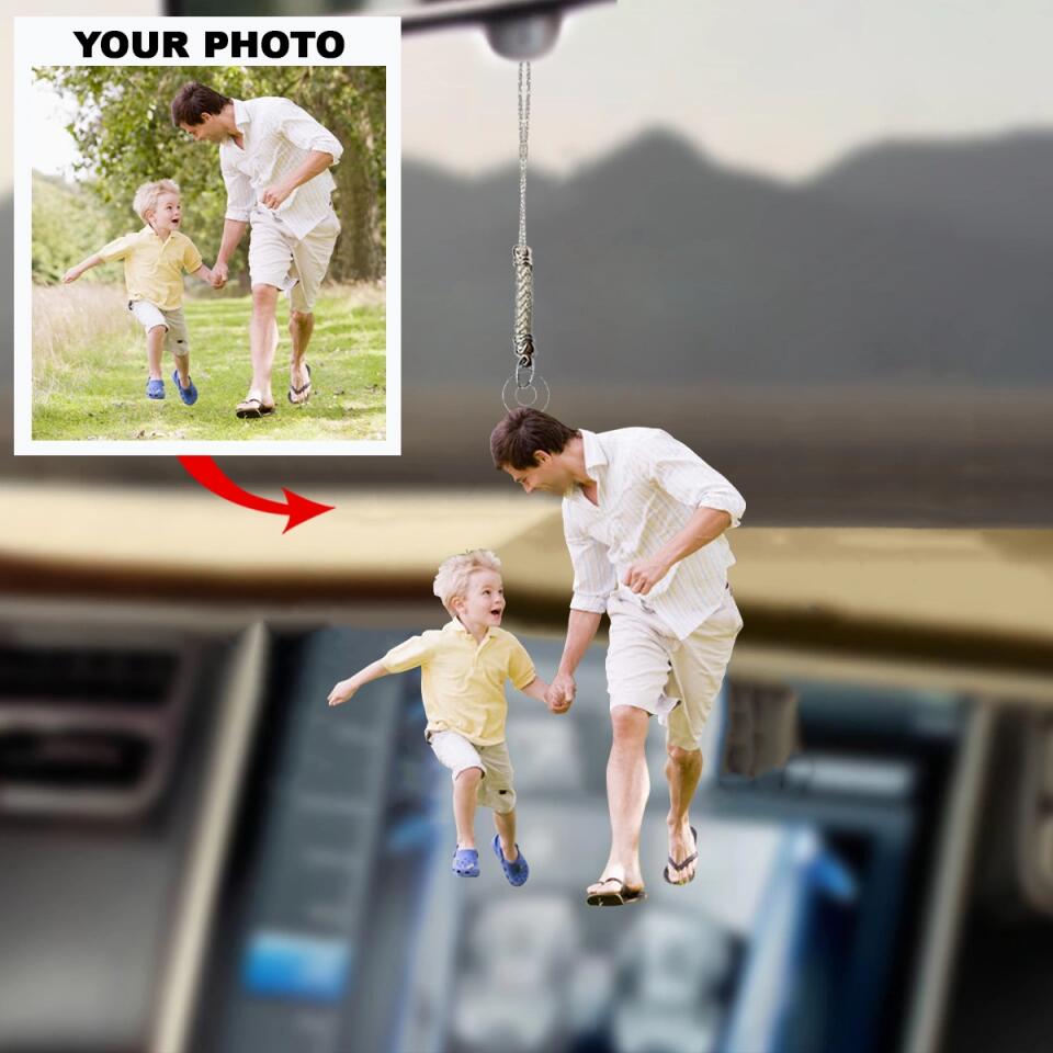 Personalized Car Hanging Ornament - Gift For Family - My Family ARND036 AGCVL013
