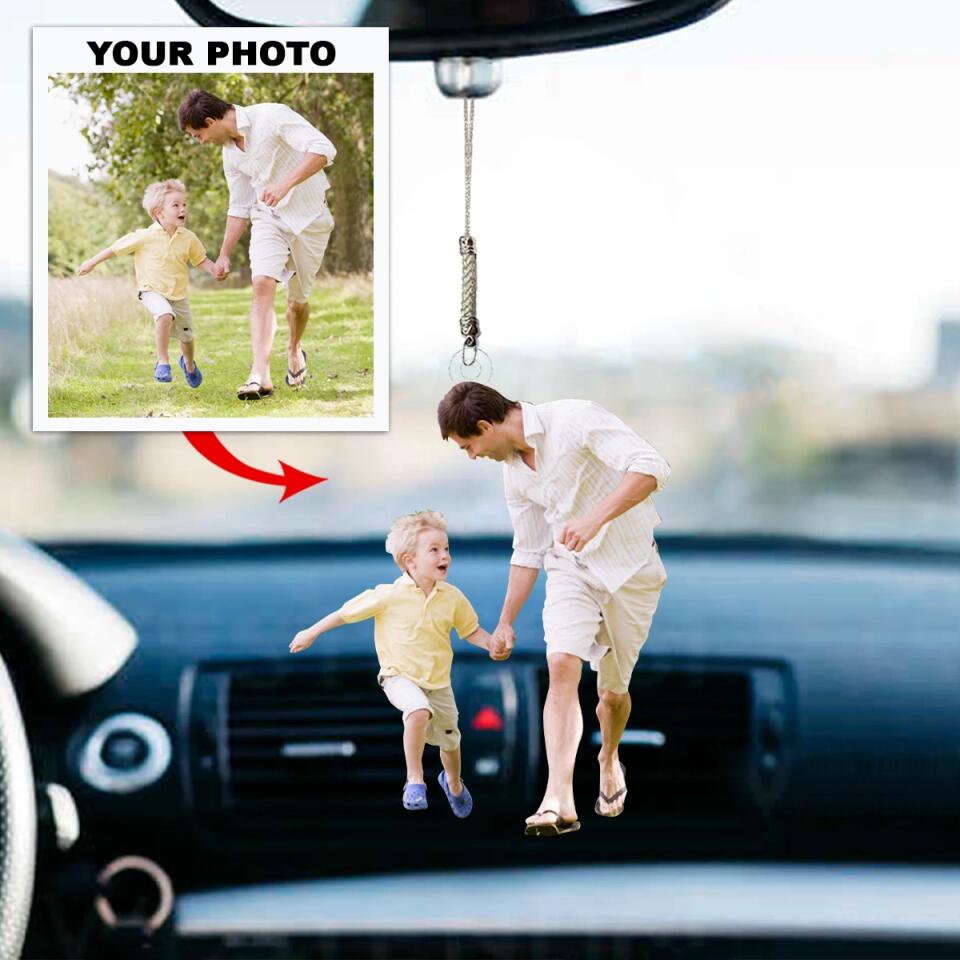 Personalized Car Hanging Ornament - Gift For Family - My Family ARND036 AGCVL013
