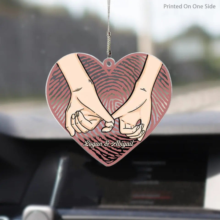 Personalized Car Hanging Ornament - Gift For Couple - You And Me We Got This ARND037 AGCTD014