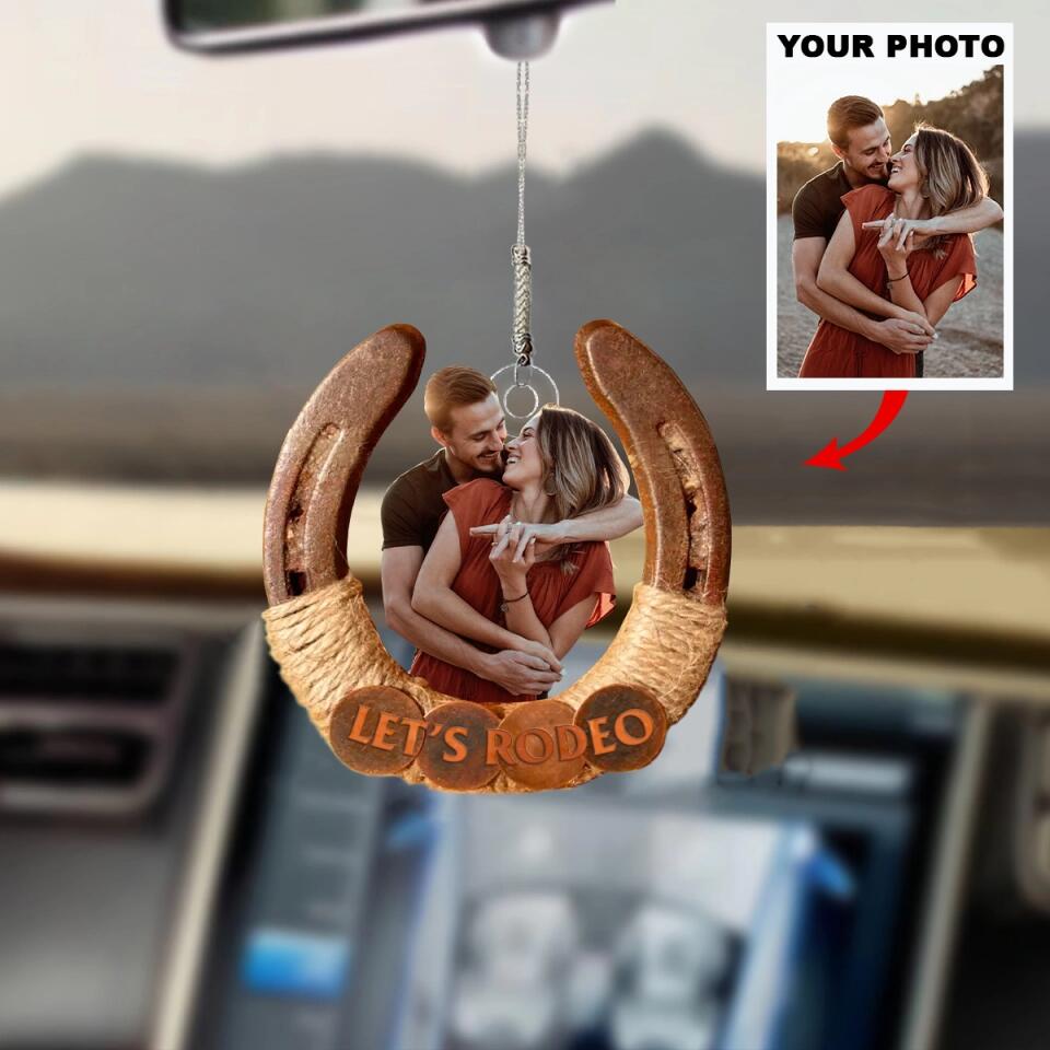 Personalized Car Hanging Ornament - Gift For Couple - Couple Goal ARND036 AGCVL017