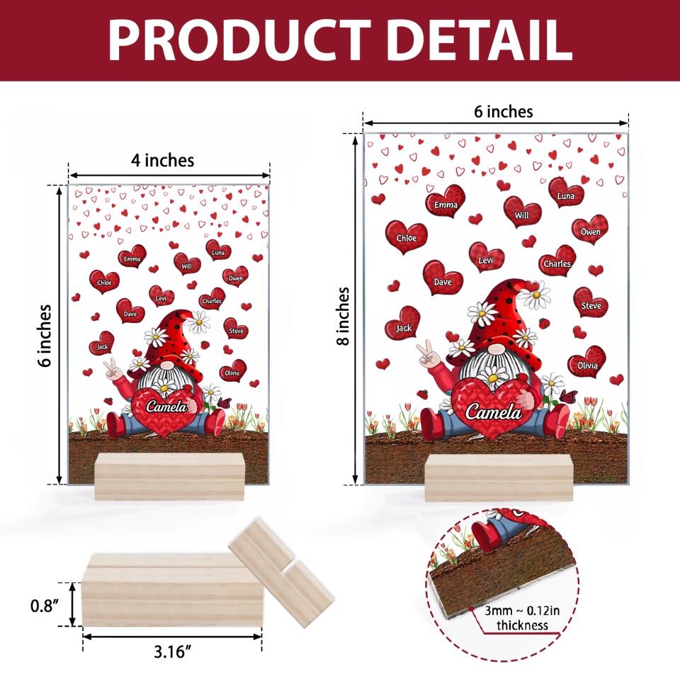 Personalized Acrylic Plaque - Gift For Grandma - Nana Sweethearts ARND0014