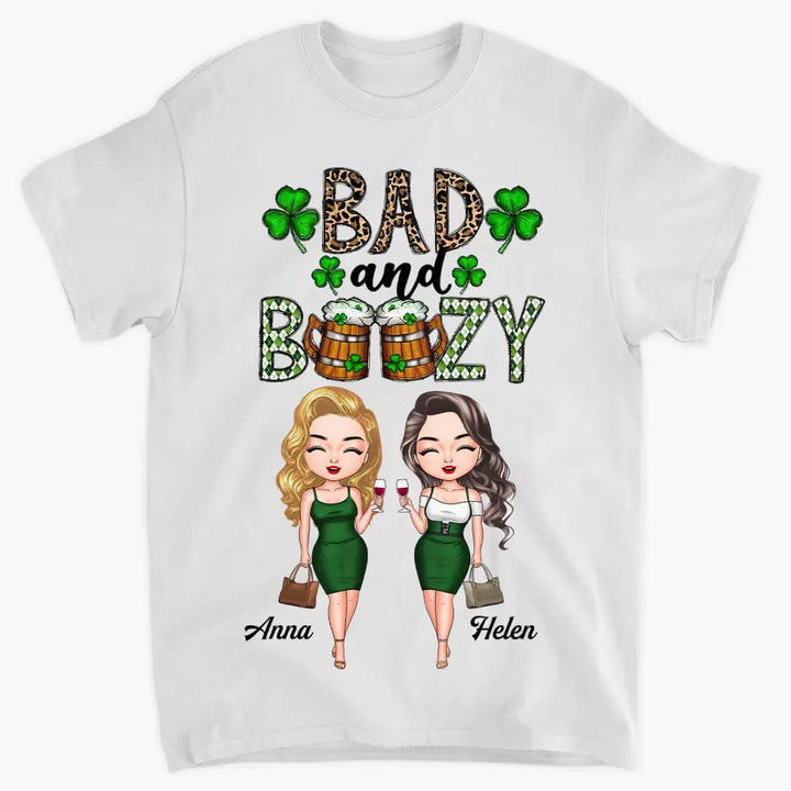 Personalized T-shirt - Gift For Friend - Bad And Boozy ARND0014