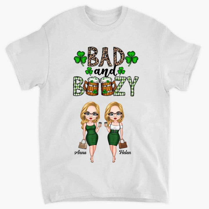Personalized T-shirt - Gift For Friend - Bad And Boozy ARND0014