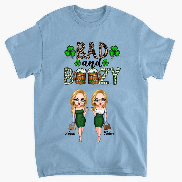 Personalized T-shirt - Gift For Friend - Bad And Boozy ARND0014