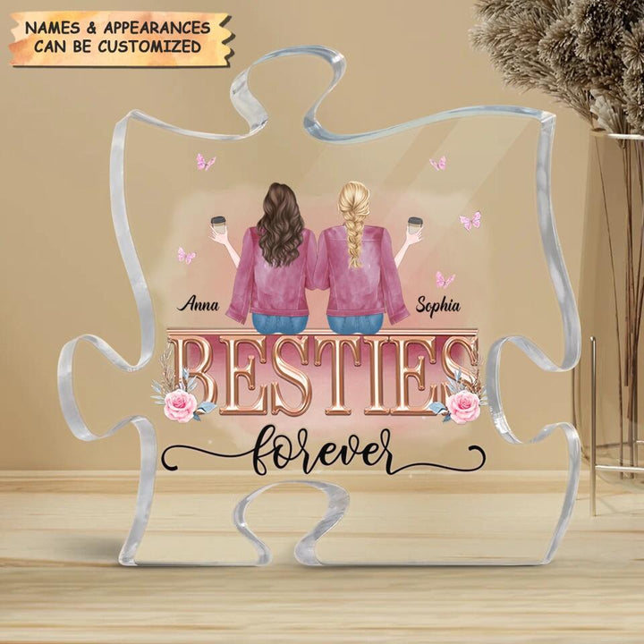 Personalized Puzzle Acrylic Plaque - Gift For Friend - Besties ARND005