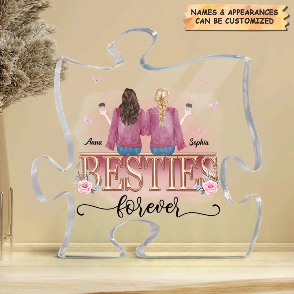 Personalized Puzzle Acrylic Plaque - Gift For Friend - Besties ARND005