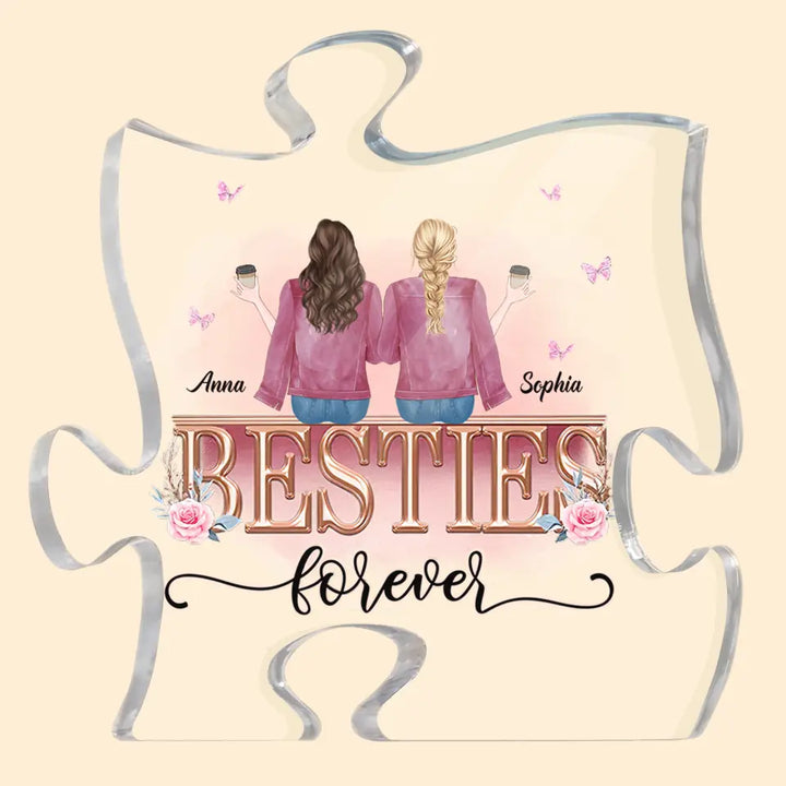 Personalized Puzzle Acrylic Plaque - Gift For Friend - Besties ARND005