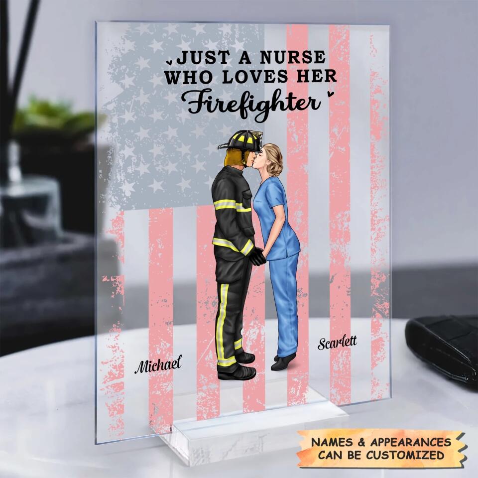 Personalized Acrylic Plaque - Gift For Couple - It's A Beautiful Day To Save Lives ARND0014