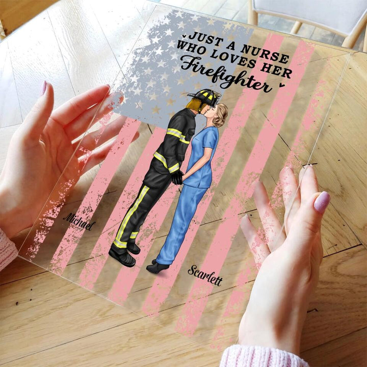 Personalized Acrylic Plaque - Gift For Couple - It's A Beautiful Day To Save Lives ARND0014