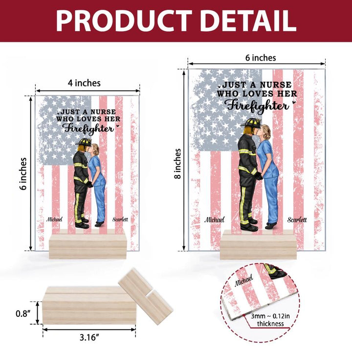 Personalized Acrylic Plaque - Gift For Couple - It's A Beautiful Day To Save Lives ARND0014