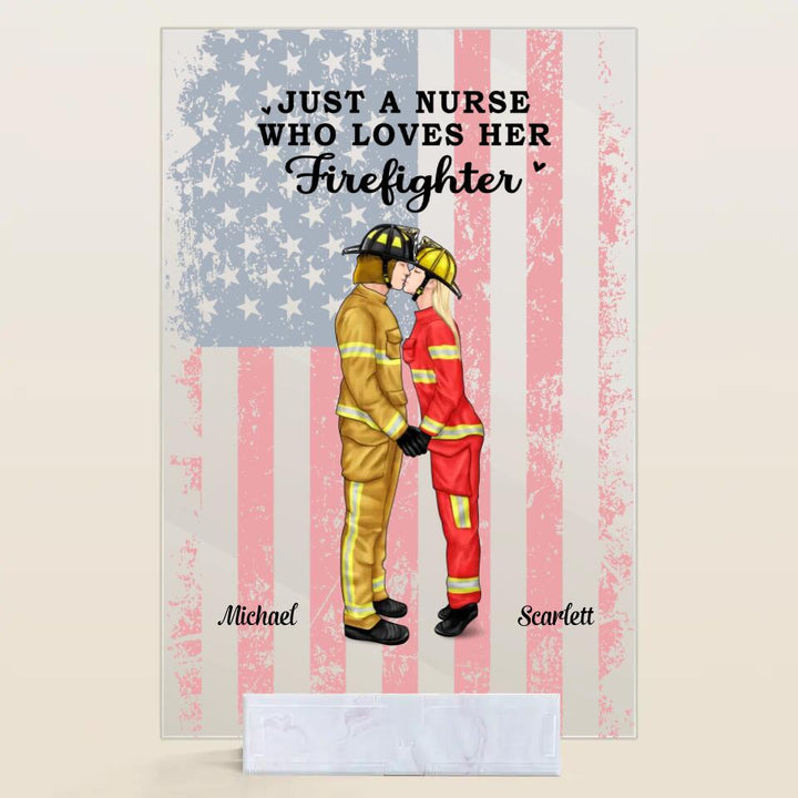 Personalized Acrylic Plaque - Gift For Couple - It's A Beautiful Day To Save Lives ARND0014