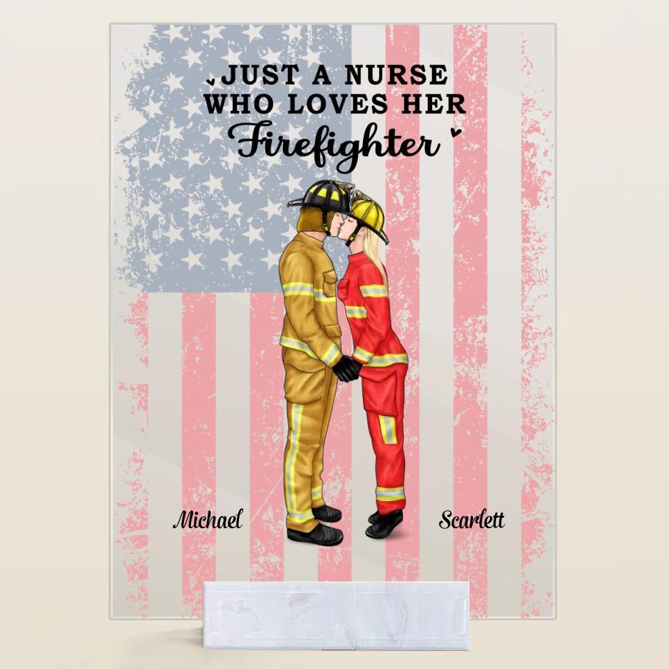 Personalized Acrylic Plaque - Gift For Couple - It's A Beautiful Day To Save Lives ARND0014