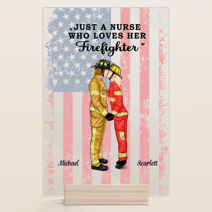 Personalized Acrylic Plaque - Gift For Couple - It's A Beautiful Day To Save Lives ARND0014