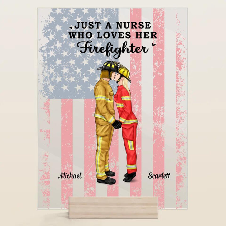 Personalized Acrylic Plaque - Gift For Couple - It's A Beautiful Day To Save Lives ARND0014