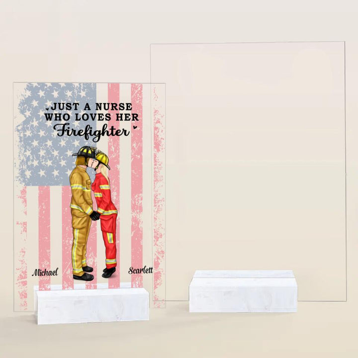 Personalized Acrylic Plaque - Gift For Couple - It's A Beautiful Day To Save Lives ARND0014