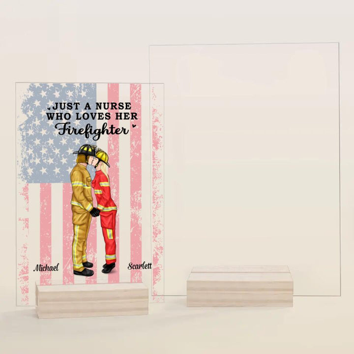 Personalized Acrylic Plaque - Gift For Couple - It's A Beautiful Day To Save Lives ARND0014