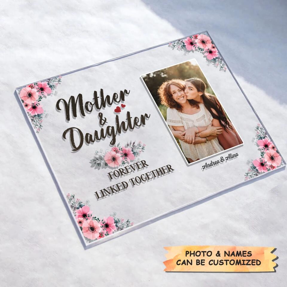 Personalized Acrylic Plaque - Gift For Family Member - Mother And Daughters ARND005