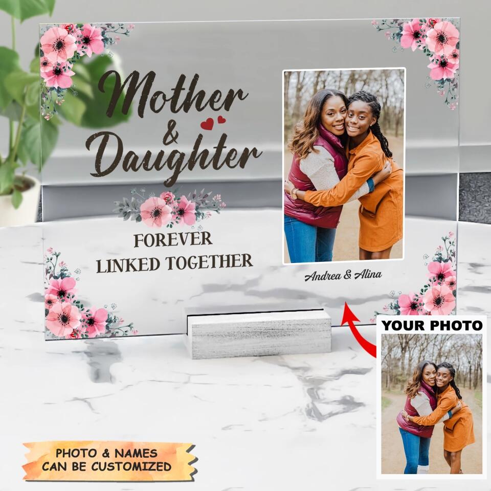 Personalized Acrylic Plaque - Gift For Family Member - Mother And Daughters ARND005