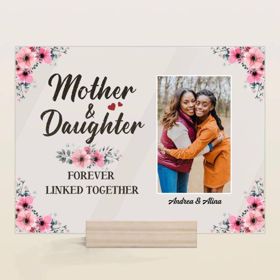 Personalized Acrylic Plaque - Gift For Family Member - Mother And Daughters ARND005