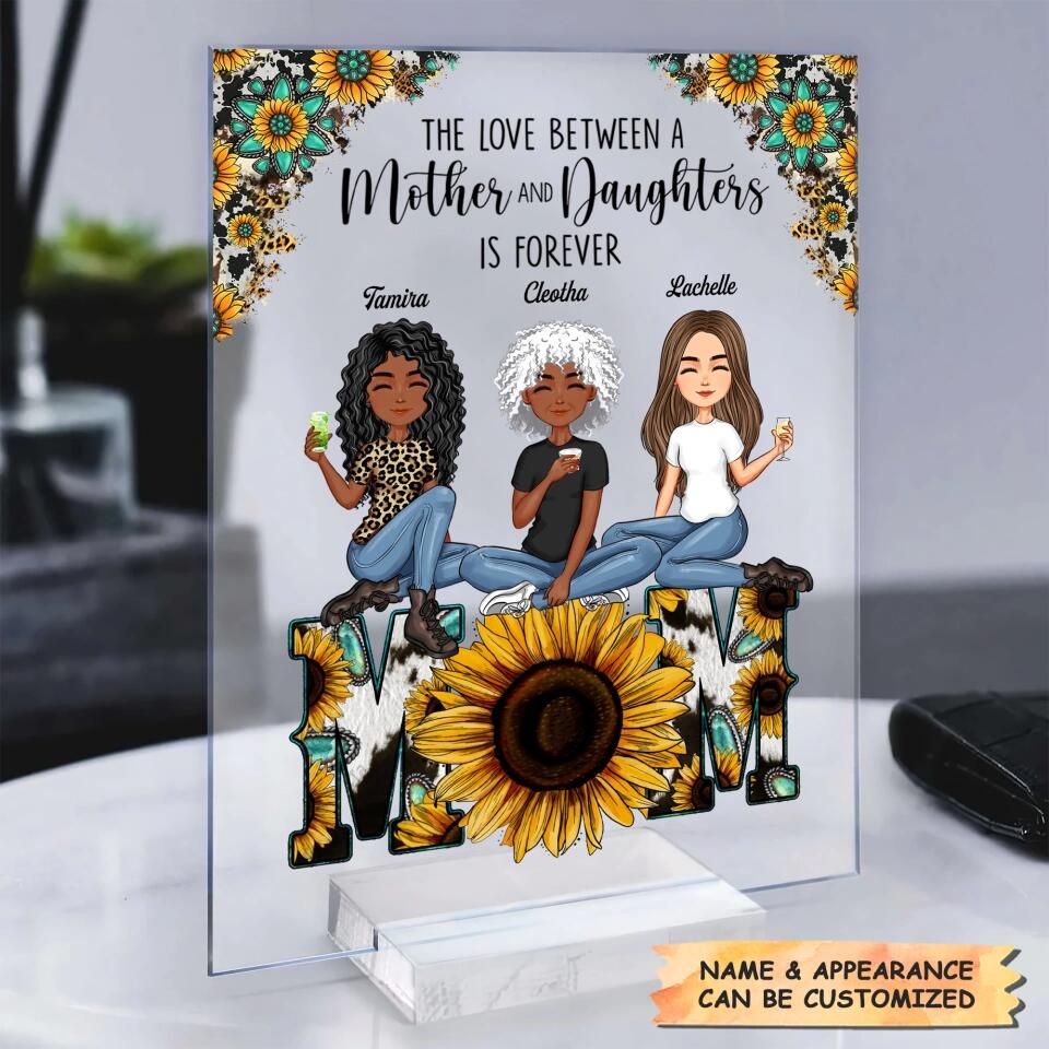 Personalized Acrylic Plaque - Gift For Mom - Mom We Love You ARND018