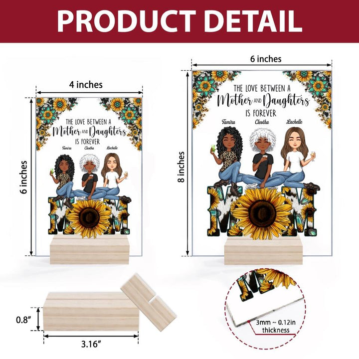 Personalized Acrylic Plaque - Gift For Mom - Mom We Love You ARND018