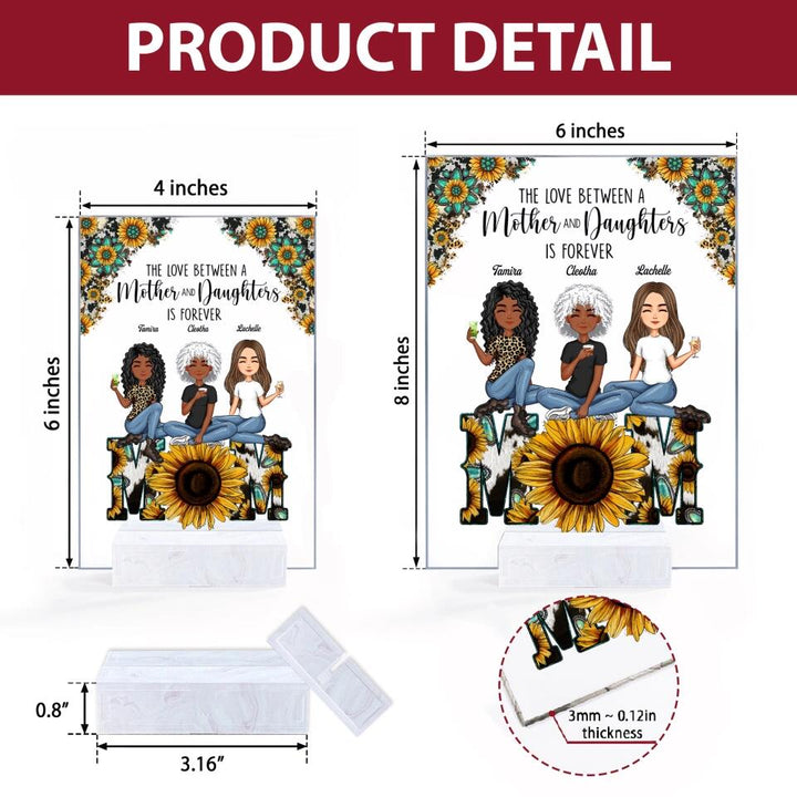 Personalized Acrylic Plaque - Gift For Mom - Mom We Love You ARND018