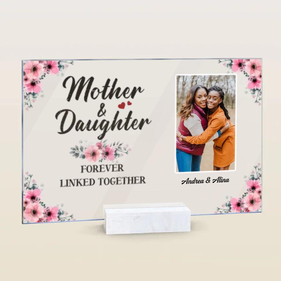 Personalized Acrylic Plaque - Gift For Family Member - Mother And Daughters ARND005