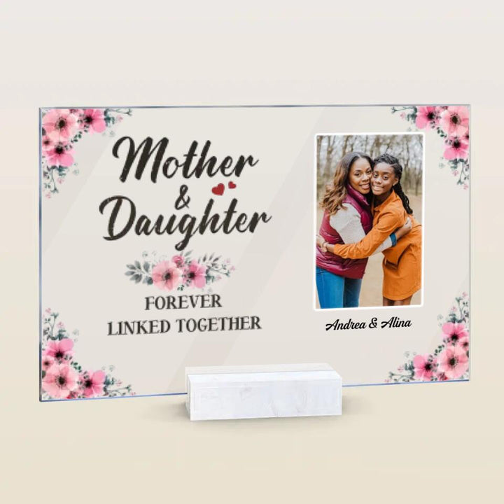 Personalized Acrylic Plaque - Gift For Family Member - Mother And Daughters ARND005