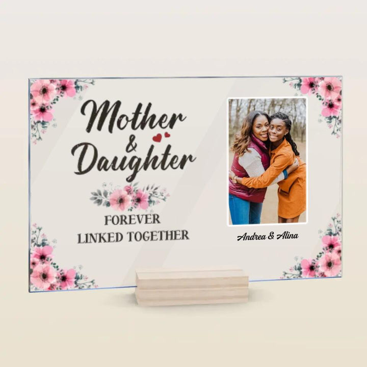 Personalized Acrylic Plaque - Gift For Family Member - Mother And Daughters ARND005