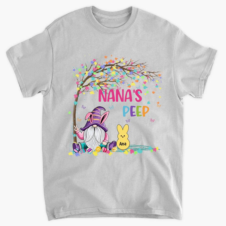 Grandma's Peeps - Personalized T-shirt - Easter Gift For Grandma