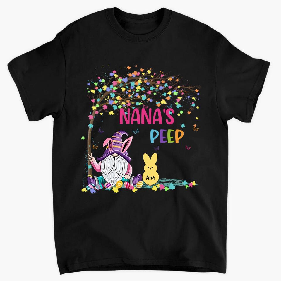 Grandma's Peeps - Personalized T-shirt - Easter Gift For Grandma