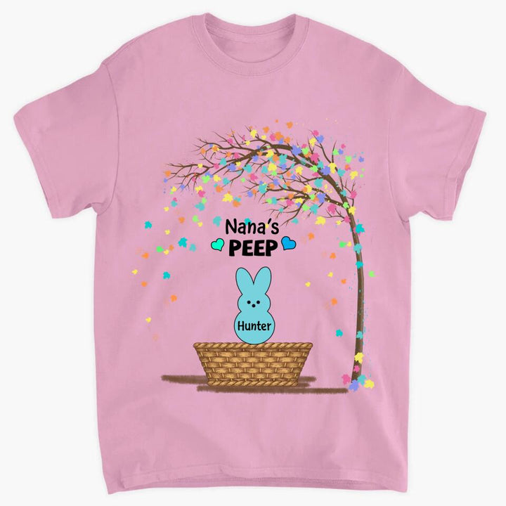 Grandma's Peeps Easter - Personalized T-shirt - Easter Gift For Grandma