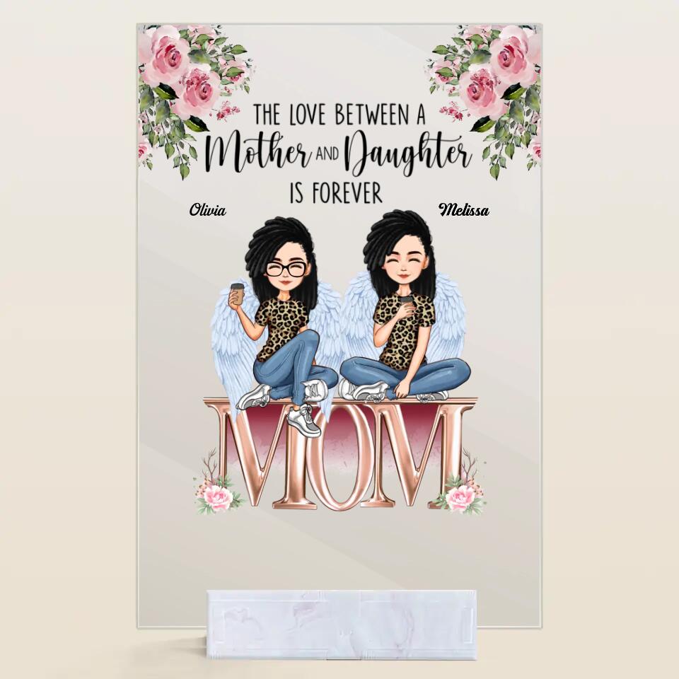 Personalized Acrylic Plaque - Gift For Mom - Forever Linked Together ARND018