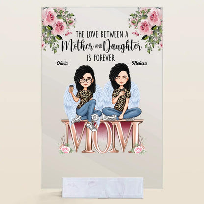 Personalized Acrylic Plaque - Gift For Mom - Forever Linked Together ARND018