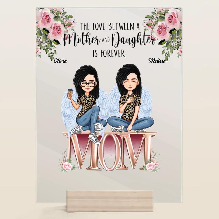 Personalized Acrylic Plaque - Gift For Mom - Forever Linked Together ARND018