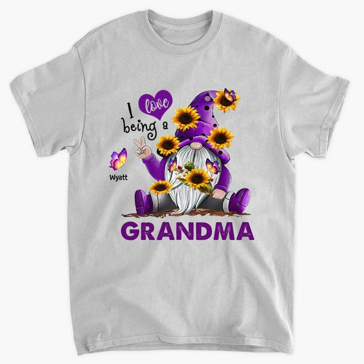 Personalized T-shirt - Gift For Grandma - I Love Being A Grandma ARND036