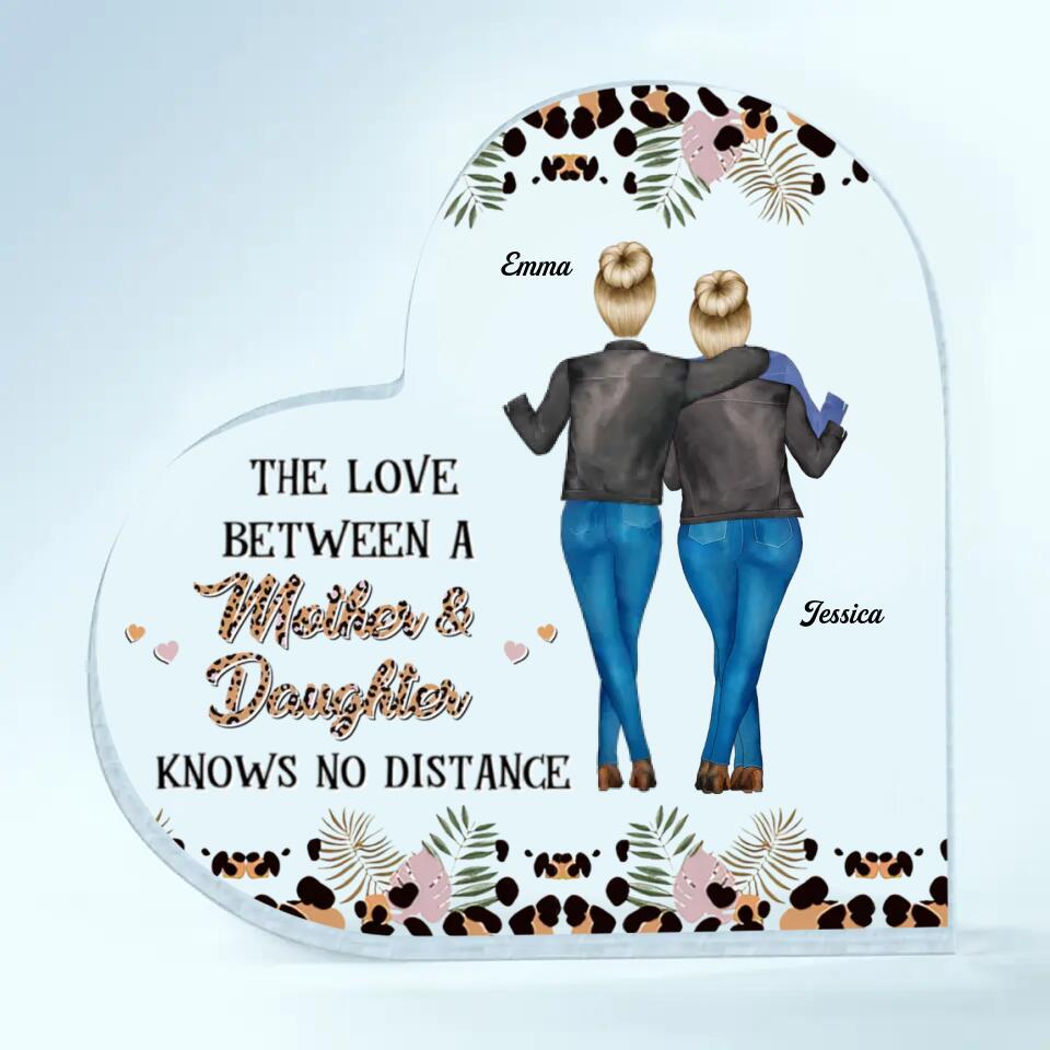 Personalized Heart-shaped Acrylic Plaque - Gift For Mom - Mom I Love You ARND018