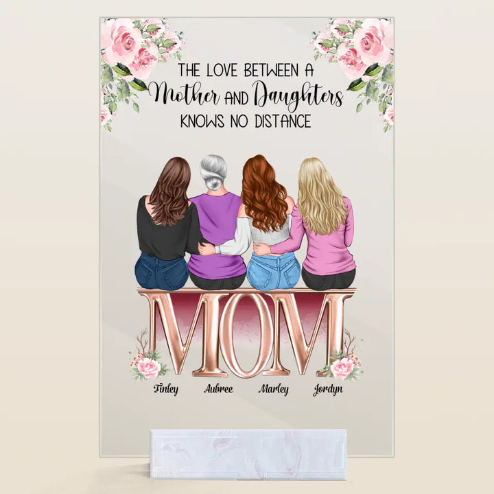 Personalized Acrylic Plaque - Gift For Mom - Mother & Daughter From The Start Best Friends Forever From The Heart
