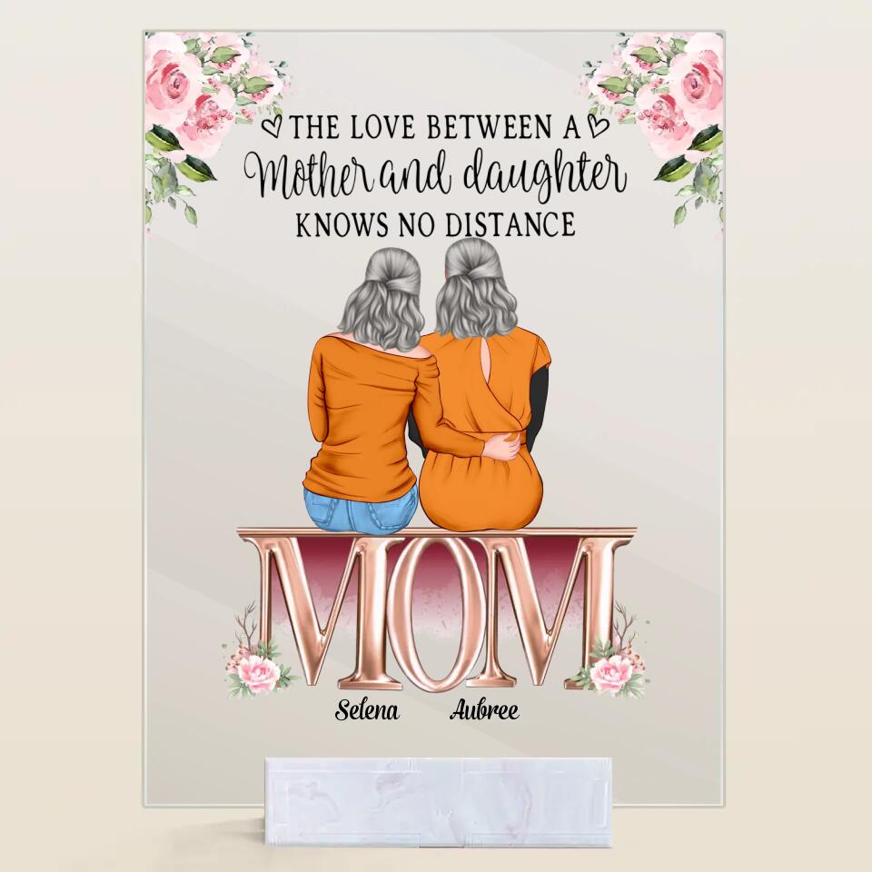 Personalized Acrylic Plaque - Gift For Mom - Mother & Daughter From The Start Best Friends Forever From The Heart
