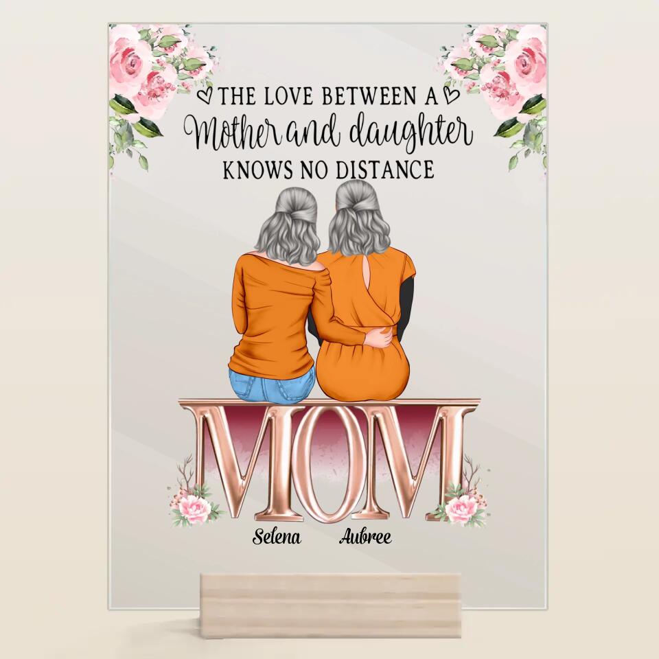 Personalized Acrylic Plaque - Gift For Mom - Mother & Daughter From The Start Best Friends Forever From The Heart