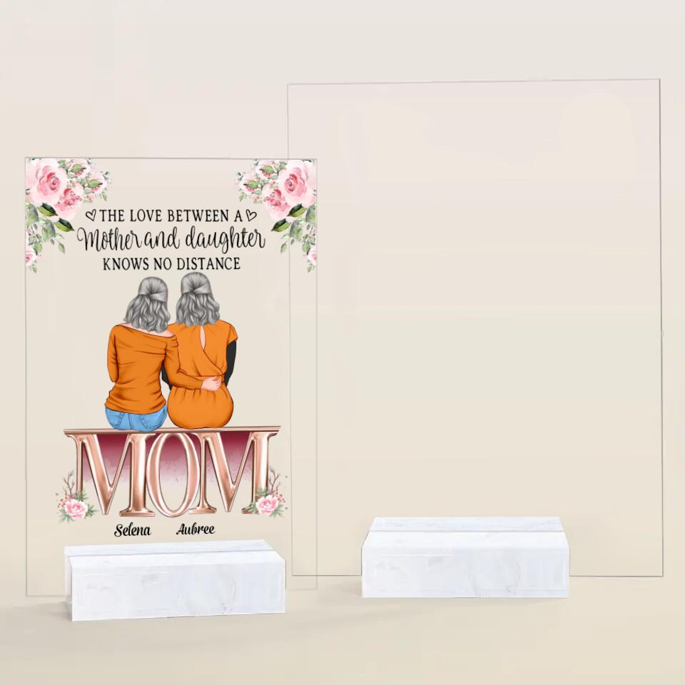 Personalized Acrylic Plaque - Gift For Mom - Mother & Daughter From The Start Best Friends Forever From The Heart