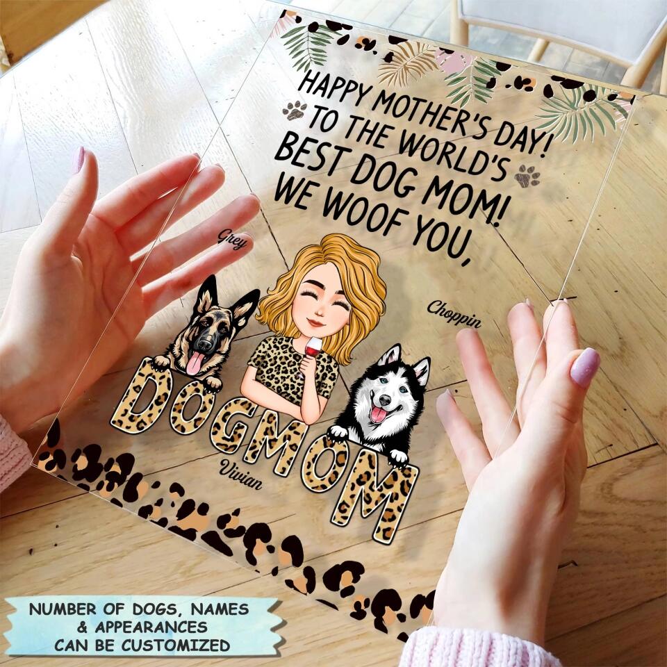 Personalized Acrylic Plaque - Gift For Dog Lover - We Woof You ARND018