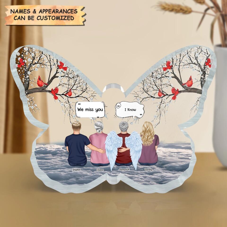 Personalized Butterfly Acrylic Plaque - Gift For Family Member - Forever In My Heart ARND037