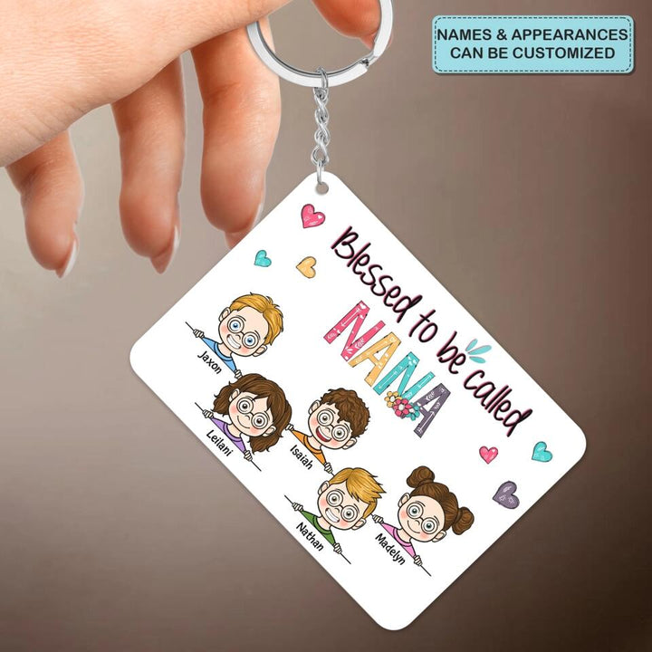 Personalized Keychain - Gift For Grandma - This Grandma Belong To ARND036