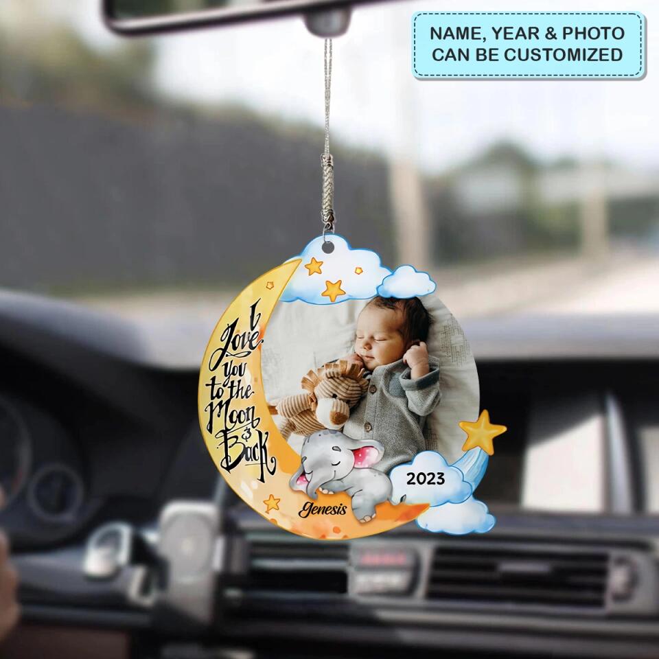 Personalized Car Hanging Ornament - Gift For Mom - Happy 1st Mother's Day ARND0014 AGCPD028