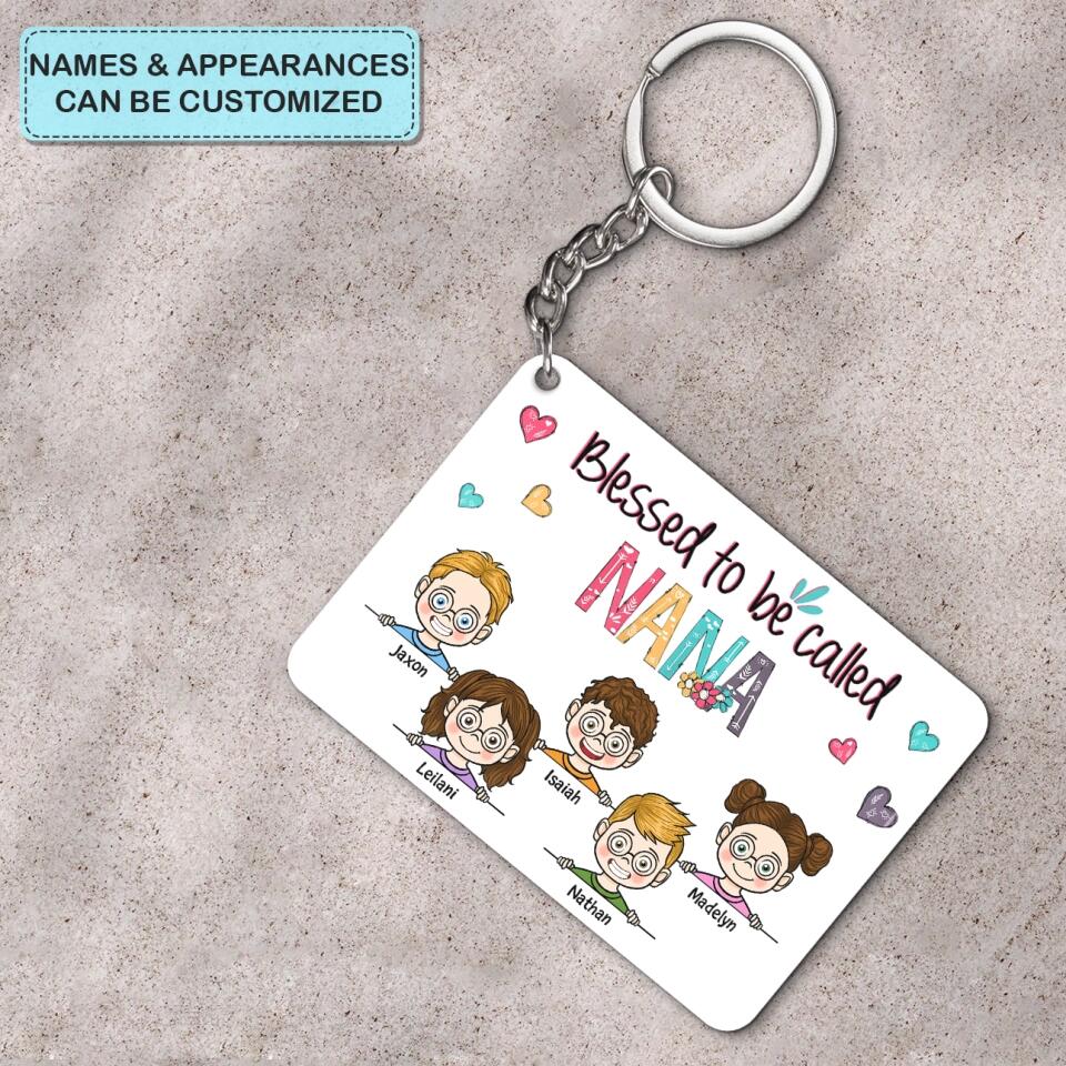 Personalized Keychain - Gift For Grandma - This Grandma Belong To ARND036