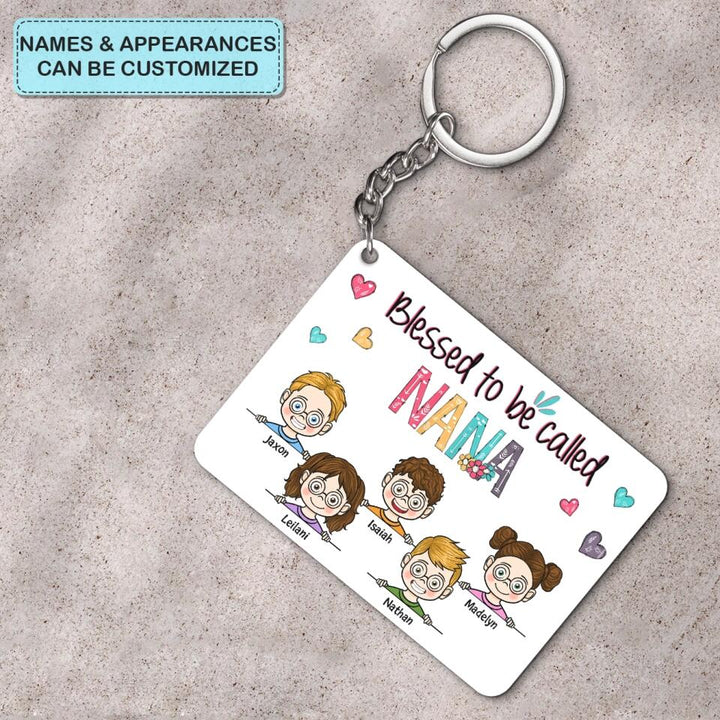 Personalized Keychain - Gift For Grandma - This Grandma Belong To ARND036